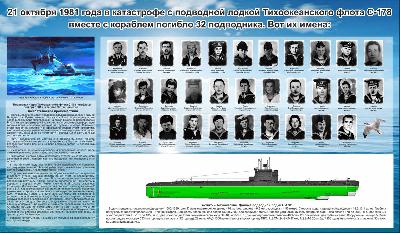 44-я годовщина гибели "С-178" Тихоокеанского флота