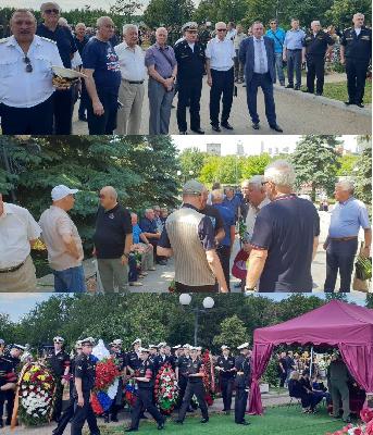 Траурные мероприятия на Троекуровском кладбище Москвы