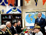 Морской визит в День учителя в нашей подшефной школе №236
