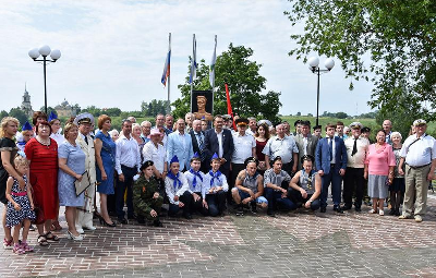 В канун дня ВМФ открыт Сквер памяти адмирала Корнилова В.А.
