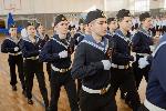 Смотр строя и песни в Тургиновской школе